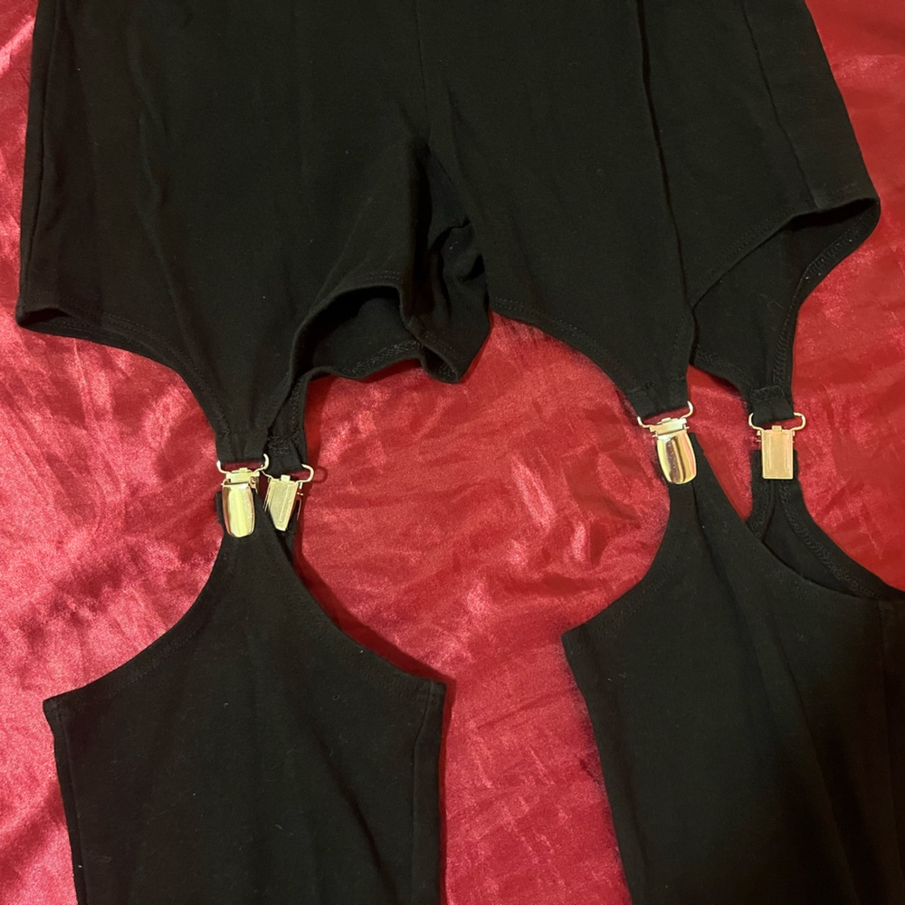 BLACKHEART Thigh Strap Women’s Leggings XS - Picture 2 of 3